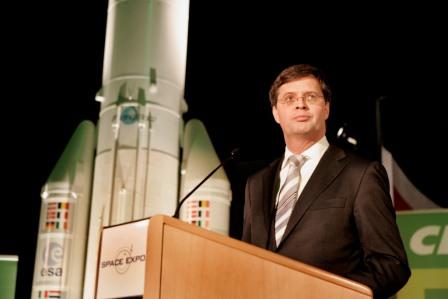 Balkenende at Space Expo Balkenende at Space Expo