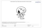 Snoopy wedstrijdformulier Snoopy wedstrijdformulier